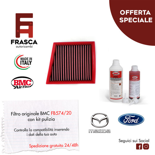 Filtro aria sportivo bmc - sportivo,
